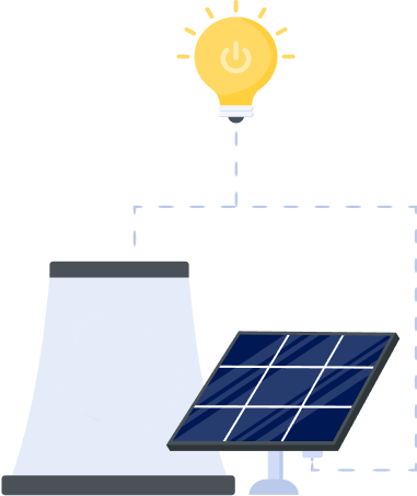 solar panel powerplant